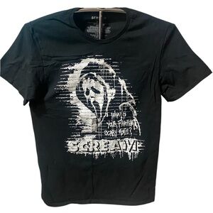 Scream Ghostface Black Graphic T-Shirt